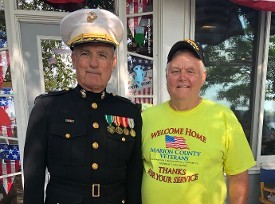 Lt Col Mike Crowell & Don Hawkins at the Operation Set Sail event