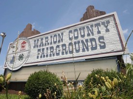 Marion County Fairgrounds Entrance Sign