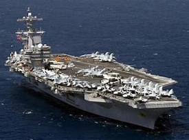 Navy's George W Bush Nuclear Aircraft Carrier