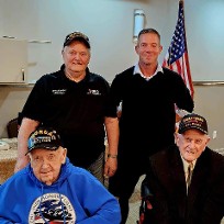 WW II, Korean War, Vietnam War, Iraq War Veterans - Four Generations