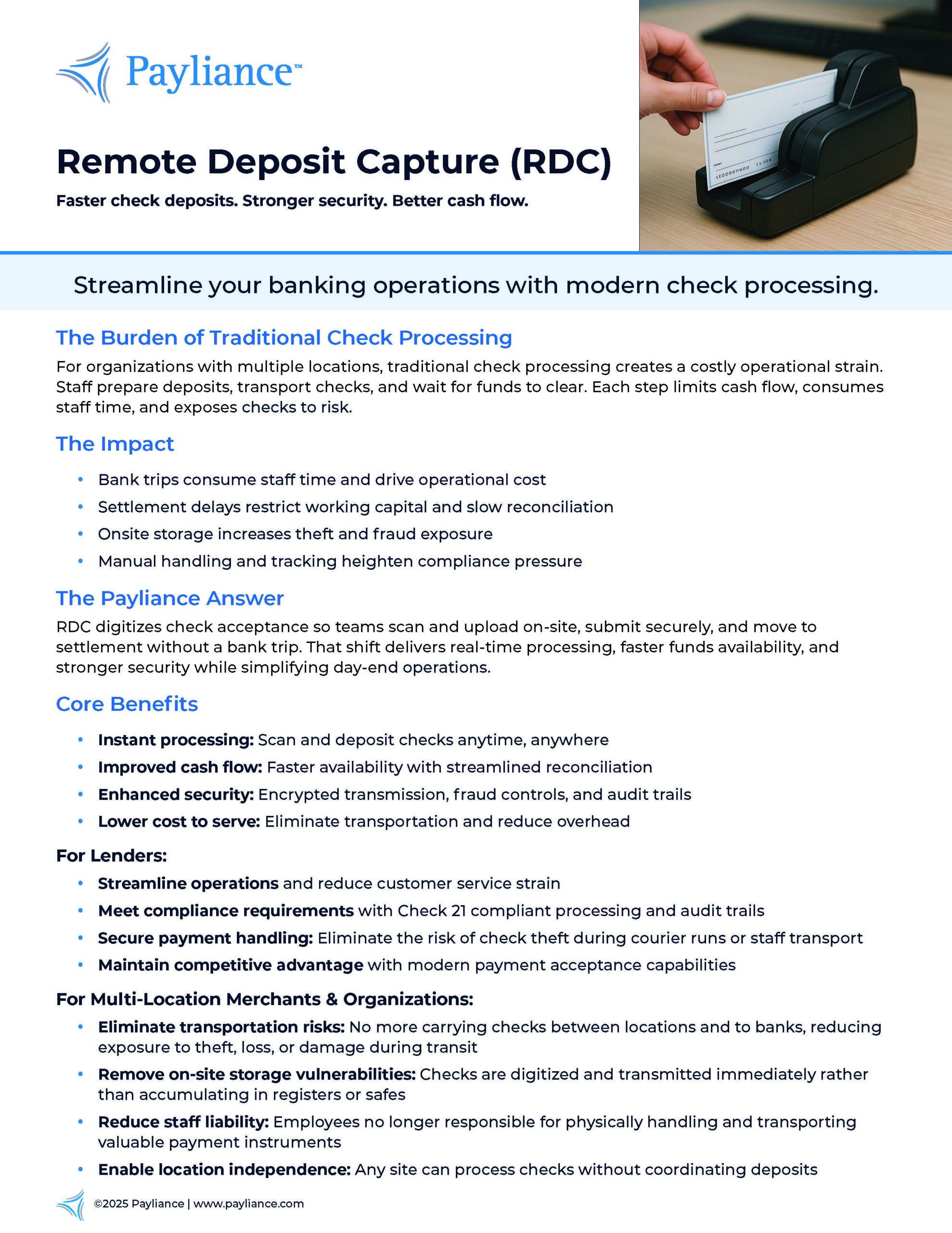 Remote Deposite Capture